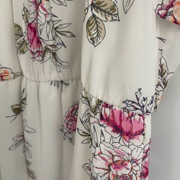 Maurice's Plus Size Floral Flirty Dress Spring Summer Size 2 (20, 22) - Picture 3 of 5